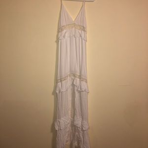Forever 21 Long White Dress